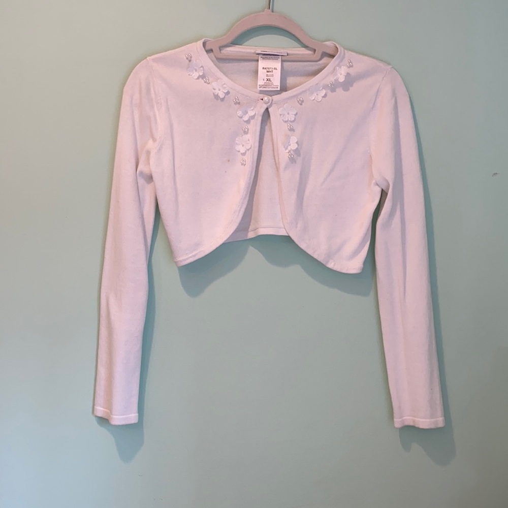 Kids XL White Shrug